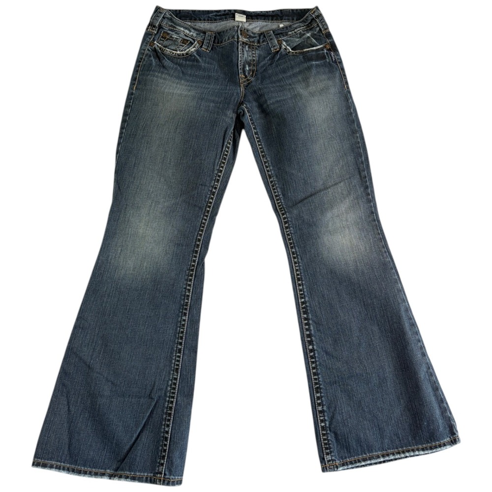 Silver Jeans‎ Co. Aiko Bootcut Womens 31x31 (32x30) Blue Denim Medium Wash